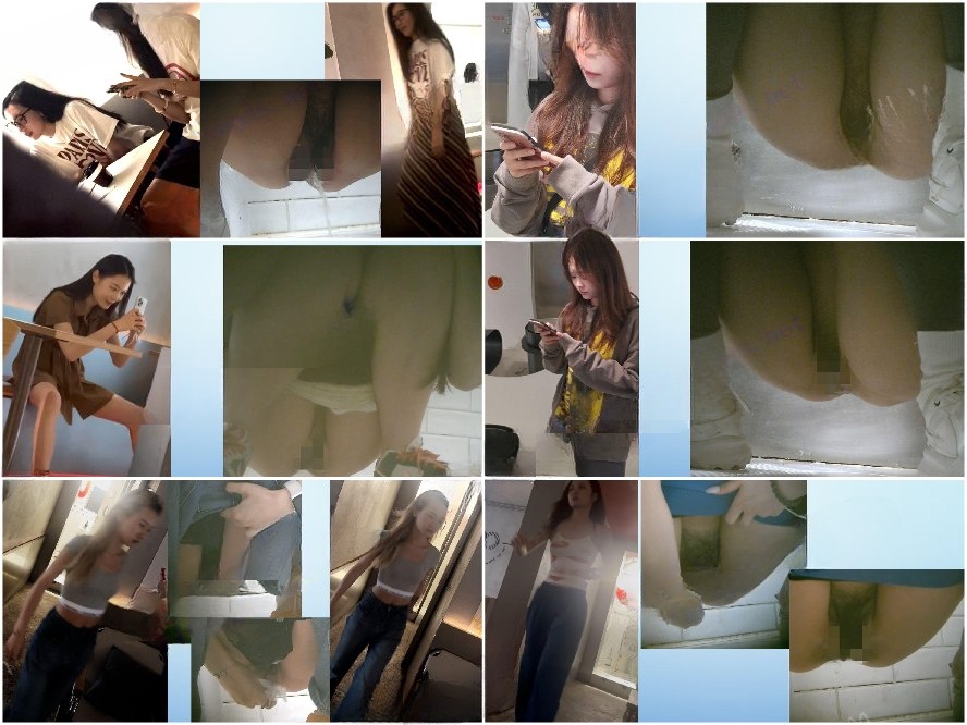 Public Restroom ミステリーショッピング ❤️ プレミアム女性用トイレ隠しカメラ写真：素晴らしいスタイルのモデルが排尿、毛のない白…