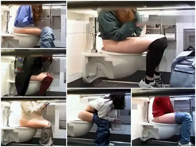 Hot Girls On Student Toilet 5