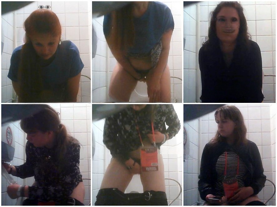 Girls on the Toilet Student restroom 54-56