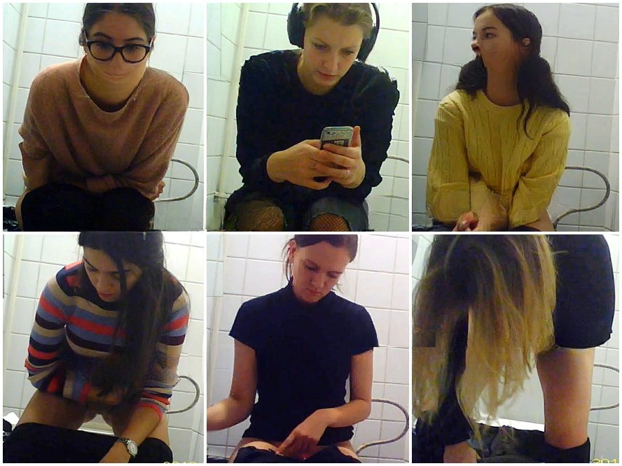 Girls on the Toilet Student restroom 78-80
