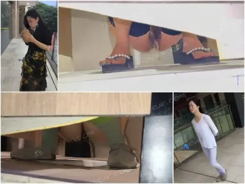 Girls on the Toilet モールで美しい女性2人が、毛深い小柄な黒人男性に尾行され、こっそり写真を撮られた❤️