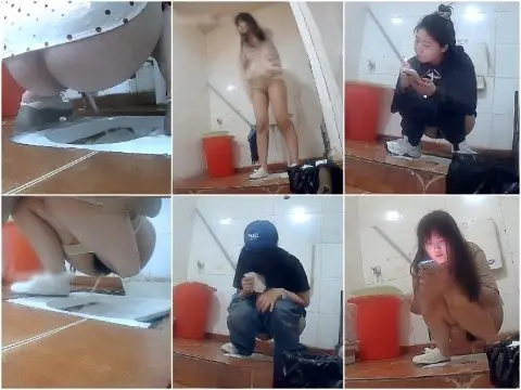 Girls on the Toilet [オリジナル] シースルースカート姿のクラスの美女やマイクロミニ姿の美女など、複数の若き美女が登場する、…