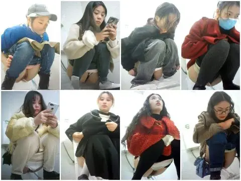 Hidden Camera ショッピングモールのパノラマビュー❤️ 一級都市には美しい若い女性がたくさんいます。ある女の子は、下着に臭いがないか…