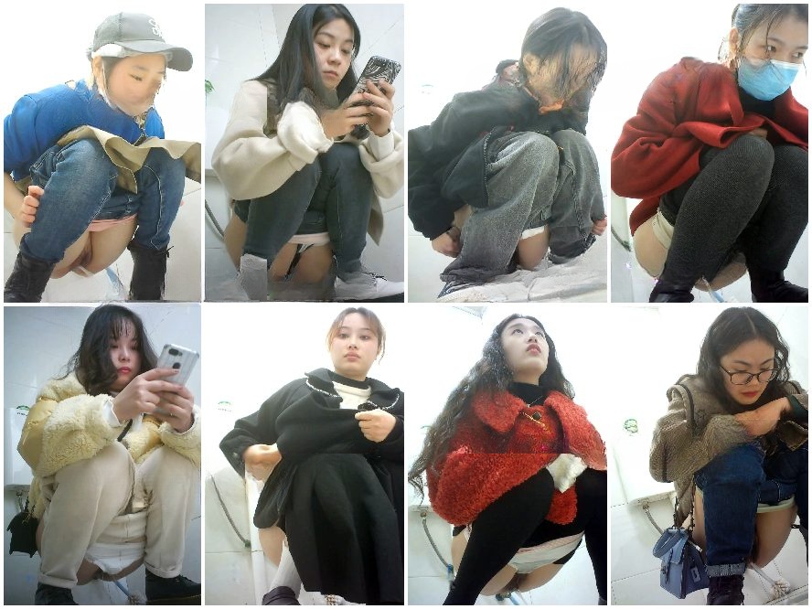 Hidden Camera ショッピングモールのパノラマビュー❤️ 一級都市には美しい若い女性がたくさんいます。ある女の子は、下着に臭いがないか…
