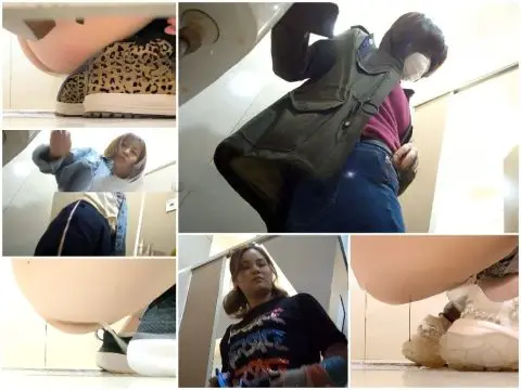 Hidden Camera 【KZエピソード5 トイレ撮影】様々な美女たちのダブルレンズWC撮影