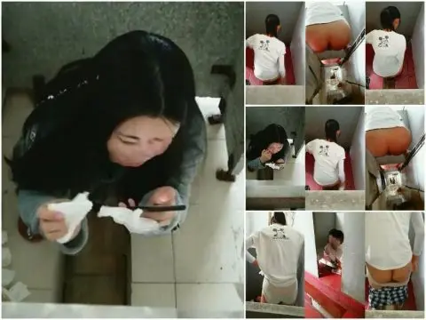 Girls on the Toilet 金を払って女子学生を雇い、トイレで盗撮（その1）！朝はうんちをする人が本当に多くて、どの個室にも用を足し…
