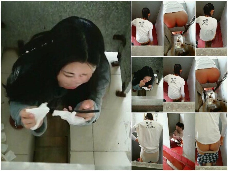 Girls on the Toilet 金を払って女子学生を雇い、トイレで盗撮（その1）！朝はうんちをする人が本当に多くて、どの個室にも用を足し…