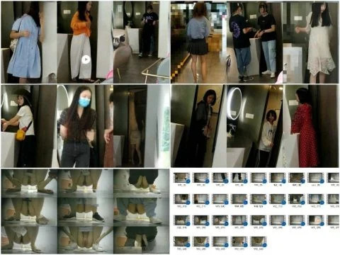 Nude Ass 【極上トイレ盗撮】洋食店にて、行き交う若い女性の「若々しい秘所」を至近距離からクローズアップ❤️アンダーヘアが極めて薄い若い娘…