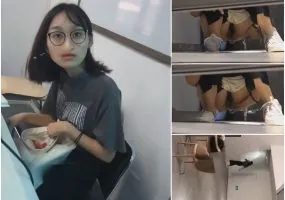 Hidden Camera 大学の教室に潜入したトイレ盗撮の常習犯による、6月の最新映像。道を聞くふりをして美女に話しかけ、彼女の後についてトイ…