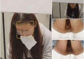 Hidden Camera 6月の最新流出動画：大学の女子トイレでの隠し撮り映像 ❤️ メガネをかけた後輩のセクシーなマンコが露わになり、そこか…